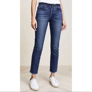 New 3x1 Frayed Edge Shelter Slim Jeans Sz 26 UK 8 Tin Coo Medium Wash - Picture 1 of 10