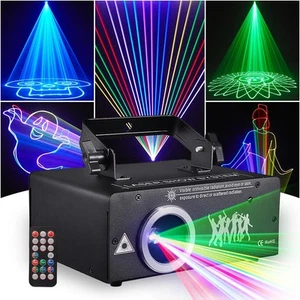 Animation Laser Light DJ Light, 3D Stage Party Lazer Light RGB Full Color wit... - Picture 1 of 6