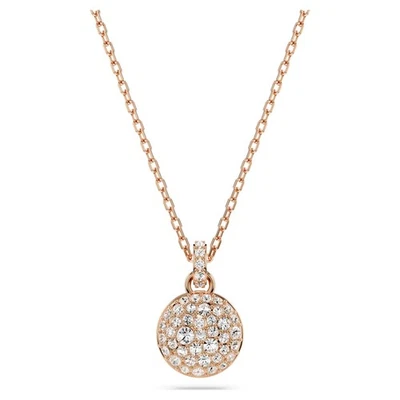 Colgante Sublima Cristal Swarovski, Blanco, Chapado en Oro Rosa 5683450 Foto 1 de 4