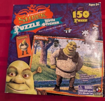 Shrek Jigsaw Puzzle - Age 5+ 150 Pieces - All Pieces Present - Image 1 of 2