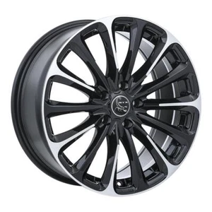 17 Inch Black Alloy Wheel Rim for Toyota Solara, RTX 81672 17x7.5 5x114.3 5Lug - Picture 1 of 4