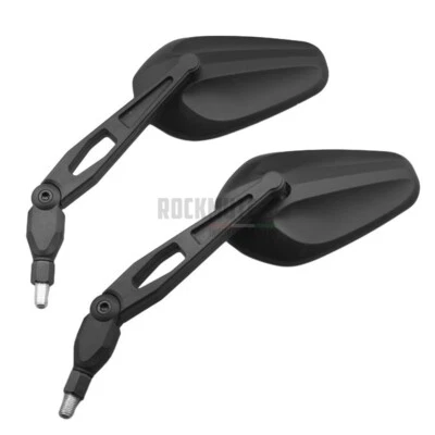 For HONDA CB300R CB500F/X CB650F/R CBF300 GROM 125 Rear View Mirror Pair Black - Image 1 of 4