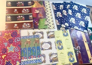 National Wildlife Federation Gift Wrap 13 Paper Christmas 30 x 20 in sheets VTG - Picture 1 of 12