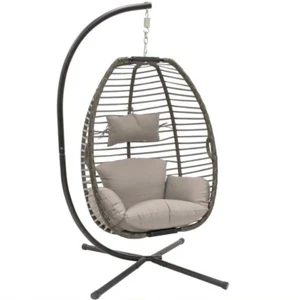 Hängesessel Hängekorb Hängestuhl Hängesitz Nestschaukel Vivere mit Gestell - Bild 1 von 5