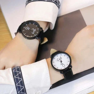 Velvet belt personality graffiti watch - Picture 1 of 9