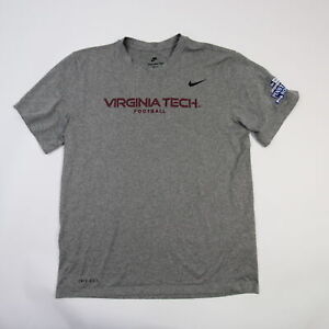 Virginia Tech Hokies Nike Nike Tee Short Sleeve Shirt Men's Gray Used
