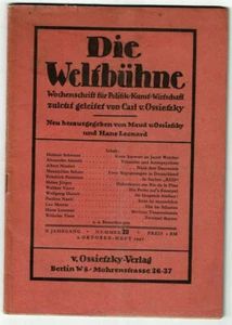 Die Weltbühne - Wochenschrift Politik Kunst Wirtschaft Nummer 20 von 1947 Berlin - Bild 1 von 1