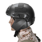 Tactics Airsoft Paintball Side Rail Ear Protection Cover For Helmet Black Co IDS