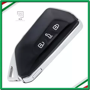 ✅GUSCIO CHIAVE TELECOMANDO VOLKSWAGEN TIGUAN GOLF 8 LEON CUPRA 3 TASTI VW17✅ - Imagen 1 de 7