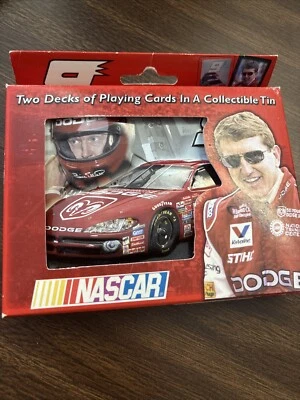  Bill Elliot #9 NASCAR Playing Cards (2 packs) Collectible Tin - Unopened Cards - Image 1 of 4
