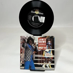 James Brown – Rocky IV - Living In America / Farewell 45 Single Record - Picture 1 of 6