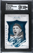 2019-20 Czech HOF Hard Signature 49/50 DOMINIK HASEK Auto SGC 10