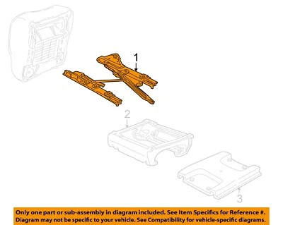 FORD OEM 97-23 E-150 Club Wagon Tracks Components-Track Assy 2C2Z1561711AA - Image 1 of 2