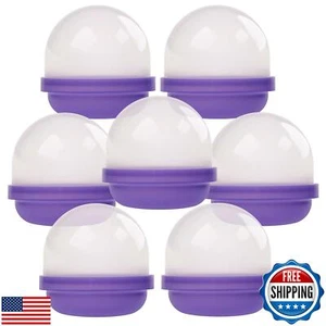 Capsule Vending Machine Translucent Purple Acorn Capsules Empty 50 pcs 2 inch - Picture 1 of 5
