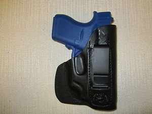 FITS GLOCK 43 WITH GREEN OR RED CT LASER, MOLDED IWB & POCKET HOLSTER, R HAND - Picture 1 of 5