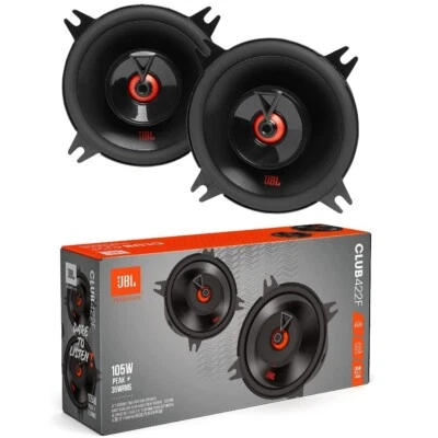 2 JBL CLUB 422F Koaxiale 2-Wege-Lautsprecher 4" 3 Ohm 90 dB SPL Auto - Bild 1 von 4
