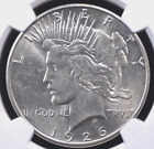 1926 S PEACE DOLLAR NGC MS 61 HARD CHROMEY WHITE LUSTER TYPICAL FULL STRIKE WITH