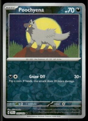 SV05: Temporal Forces #105/162 Poochyena - Image 1 of 2