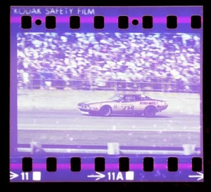 Ed Negre #79 Dodge - 1975 NASCAR Daytona Speedweek - Vtg Race Negative - Imagen 1 de 2