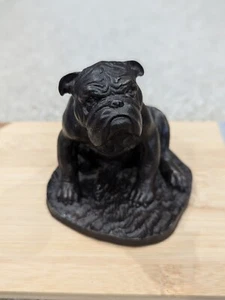 Vintage Heredities Bulldog Figur - Jean Ehepartner Kaltguss Bronze Resin England - Bild 1 von 7