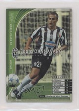 2005-06 Panini WCCF European Clubs World-Class DF Fabio Cannavaro #WDF3/5