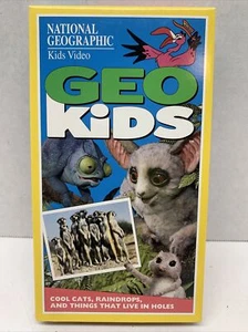 GEO KIDS: COOL CATS, RAINDROPS, & THINGS THAT LIVE IN HOLES VHS VIDEO, SONGS + - Bild 1 von 7