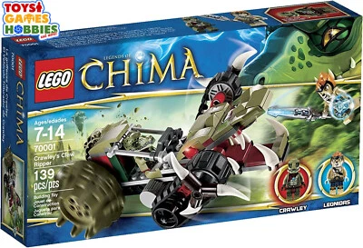*NEW* LEGO Chima Crawley's Claw Ripper 70001 Leonidas Lion Crocodile - Image 1 of 3