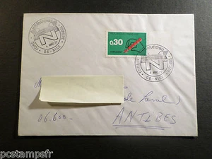 Francia, Sello Fdcfoire Turismo Sobre Carta , Nice (Niza) 4 Mars 1973 - Imagen 1 de 1