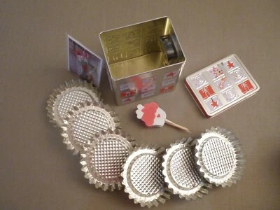 6x Quiche Backform Törtchen Förmchen Bachform ø 10 cm 🧁 Spieldose ... - Bild 1 von 4