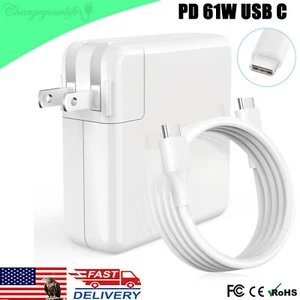 61W USB C Type C Power AC Adapter For Apple MacBook Pro 13" Core i5 i7 Charger - Picture 1 of 13