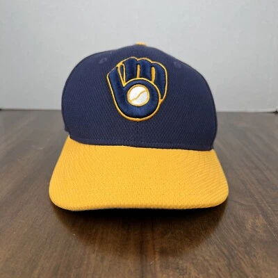 Gorra ajustada Milwaukee Brewers New Era talla 6 7/8 59Fifty MLB Foto 1 de 4