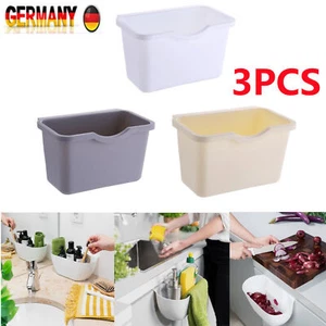 3pcs Küchen Mülleimer Müllspatel Allzweck Mülleimer Küche Bad Restmüll Aufhängen - Bild 1 von 13