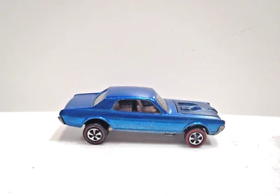 1968 Redline Hot Wheel - CUSTOM COUGAR - US /  BLUE - Image 1 of 4