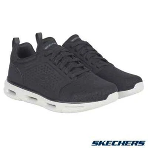 Skechers Uomo Glide Lite Trainer Nero UK 7, 8, 11 - Foto 1 di 5