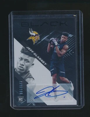 JEFF GLADNEY 2020 PANINI BLACK RC AUTO PARALLEL 174/199 #171 - Image 1 of 2