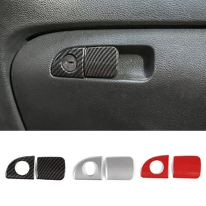 Car Copilot Storage Box Handle Cover Trim for Dodge Charger Challenger 2015 up - Picture 1 of 9