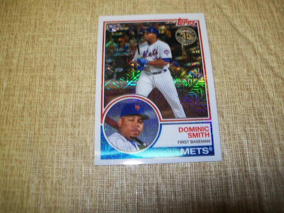 2018 Topps Baseball Silver Pack Chrome Dominic Smith RC #39 - Image 1 of 1
