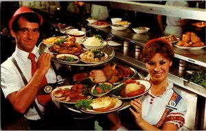 Postcard Frankenmuth Bavarian Inn Michigan All You Can Eat Chicken Dinners Food - Picture 1 of 2