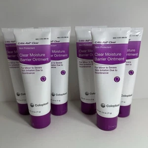 Critic-Aid Clear Scented Skin Protectant Barrier Ointment 2.5 oz. Tube Lot Of 6 - Picture 1 of 10