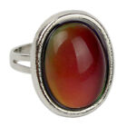 Oval Mood Ring Mood Ring Color Changeable Ring Gift Silver