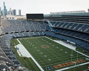 Foto de fútbol americano Bears Soldier Field Chicago Bears 8x10 NFL Arena - Imagen 1 de 1