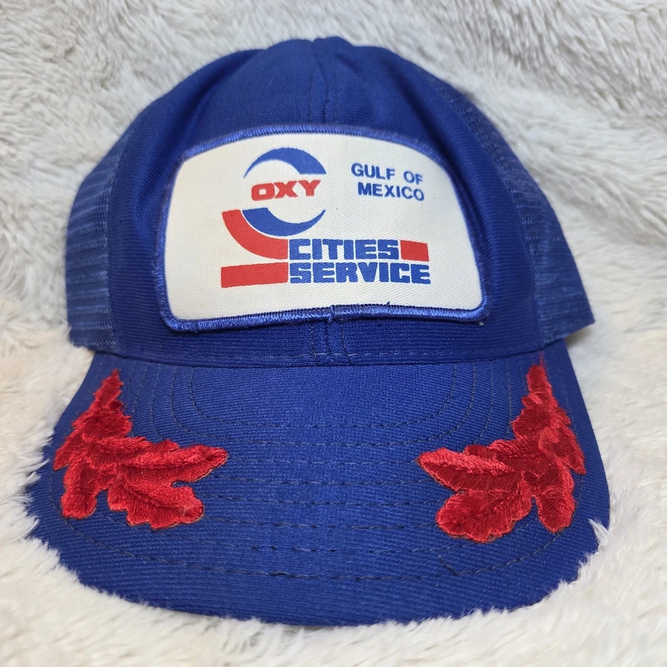 De Colección Años 90 Oxy Golfo de México Snapback Huevos Revueltos Sombrero Parche Gorra Hecho en EE. UU. Foto 1 de 4