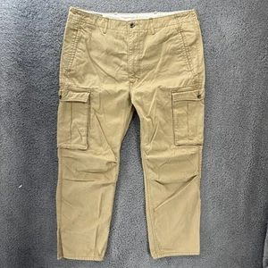 Levi's Khaki Cargo Pants Men's 36x32 White Tab Reinforced Seat & Knees - Picture 1 of 22