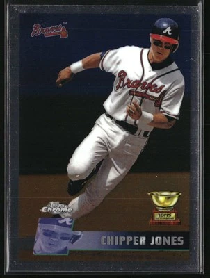 2017 Topps Chrome Update #TARC-8 Chipper Jones Topps All-Rookie Cup - Image 1 of 2
