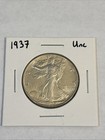 1937 50C WALKING LIBERTY HALF DOLLAR UNC