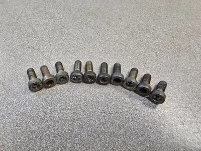LOT OF 10 USED ORIGINAL PORSCHE 911 912 914 914-6 BUCKET SEAT MOUNT SCREWS M6X15 - Image 1 of 3