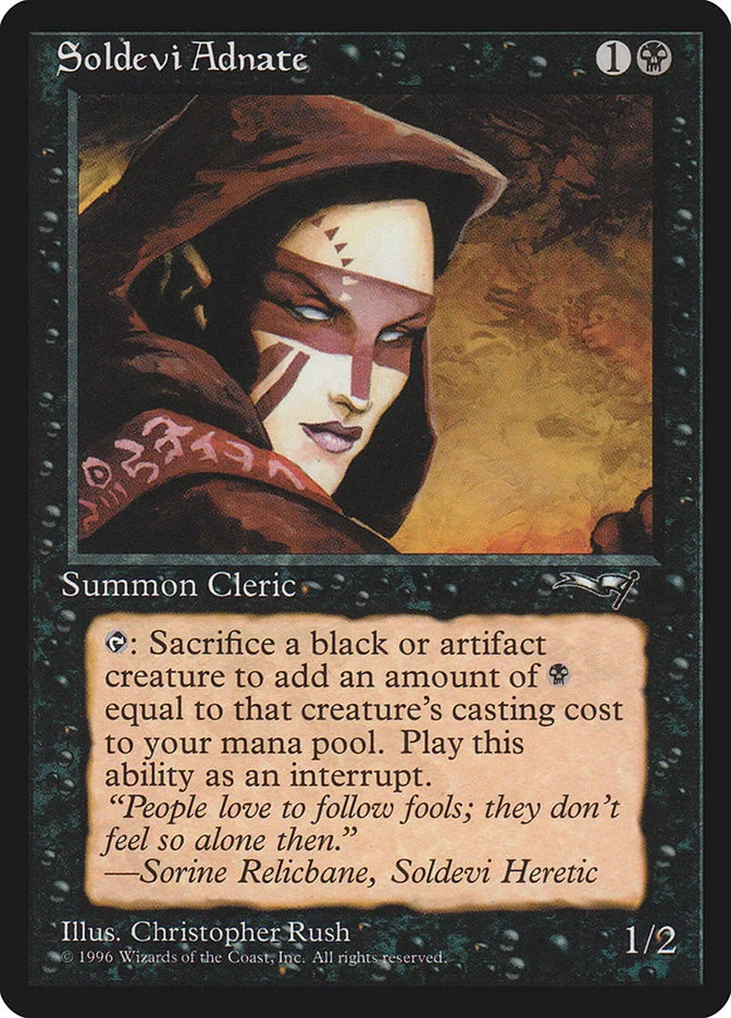 Soldevi Adnate (White Eyes) [Alliances] Magic MTG - Image 1 of 1