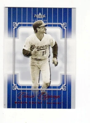 2005 Fleer Classic Clippings Robin Yount (HOF) #102 Brewers /999 Free Shipping - Image 1 of 2