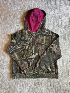 Felpa con cappuccio mimetica Mossy Oak Break-Up Infinity rosa foderata giovanile XL (16-18) pullover - Foto 1 di 8