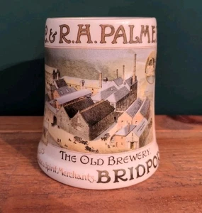 Palmers Brewery Bridport Dorset Ceramic Beer Ale Tankard Pub Bar Breweriana - Picture 1 of 8